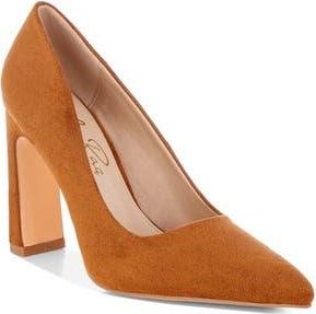 London Rag Uboa Pointed Toe Pump in Tan at Nordstrom Rack, Size 9.5