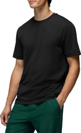 Prana Equalize Crewneck T-Shirt in Black at Nordstrom, Size X-Large