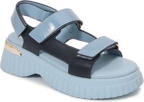 Ninety Union Bayside Platform Sandal in Blue at Nordstrom Rack, Size 12