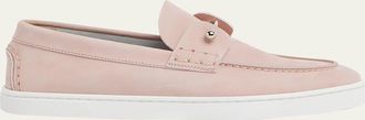 Christian Louboutin Chambeliboat Donna Nubuck Boat Shoes