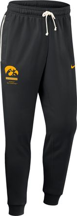 Nike Iowa Sideline Standard Issue Nike Mens Dri-FIT College Taper Pants in Black | 03B000AIA-WL2