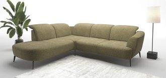 Sit&more Ecksofa »Zoe« ink.Sitztiefenverstellung, wahlweise mit Kopfteilverstellung