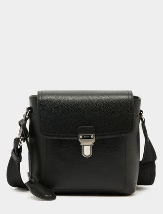 Bally Capitol Crossbody Bag in Bovine Leather in Black+Palladio at Nordstrom