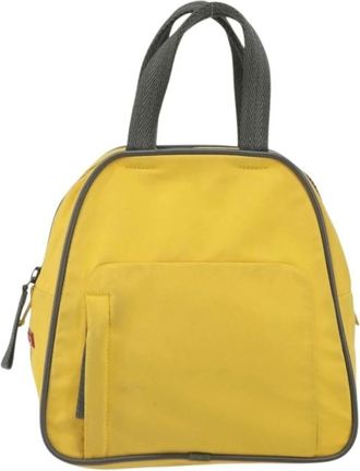 Prada Pre-owned Handbags, female, Yellow, Size: ONE SIZE Pre-owned Vintage Dome Satchel