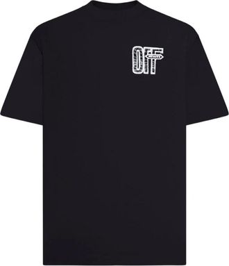 Off-white Off-White T-shirts en Poloshirts - Heren - T-shirts - Zwart - M - Tops