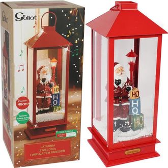 OEM Farol Decorativo Led Con Nieve En Espiral Y M&uacute;sica