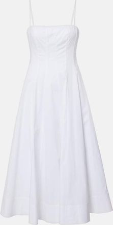 Staud Abito midi Wylie in cotone