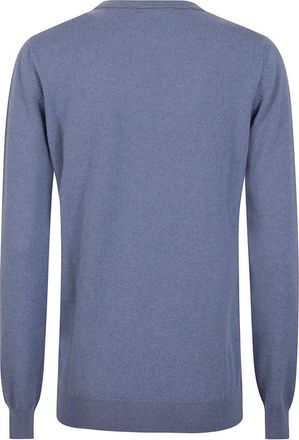 Brunello Cucinelli Wool Crewneck Sweater - Blue