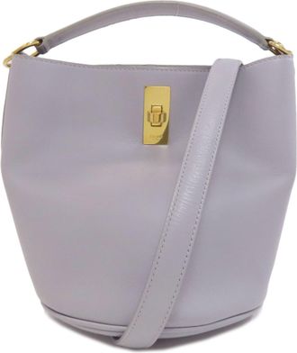 Celine Gray Leather Tote Bag (Pre-Owned)
