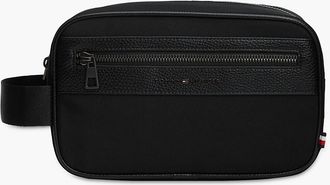 Tommy Hilfiger Mens Tommy Logo Dopp Kit - Black
