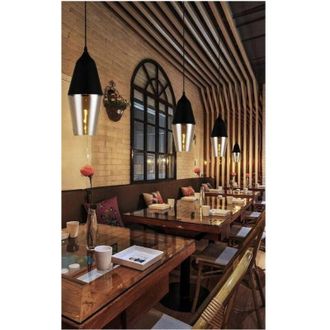 Trade Shop Trade Shop Traesio - Trade Shop - Lampadario Soffitto In Vetro Ambrato Lampada a Sospensione E27 Pendente A36-05