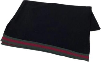 Gucci Pre-owned Scarves, female, Black, Size: ONE SIZE Pre-owned Stole