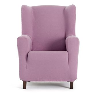 Eysa Funda de sill&oacute;n orejero biel&aacute;stica rosa 70 - 90 cm