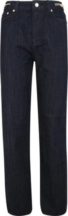 Michael Kors Charm WB Dim Jeans - Dames - Regular Fit Jeans - Blauw - 2XS - Katoen - Jeans