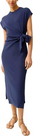 Marie Oliver Elowyn Midi Dress In Navy