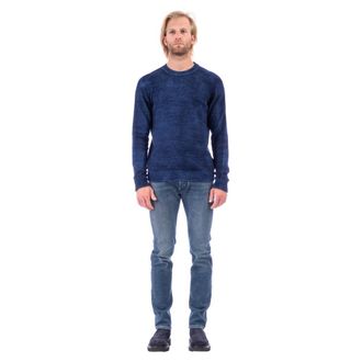 Roberto Collina Round-neck Knitwear, male, Blue, Size: L Round-neck Knitwear