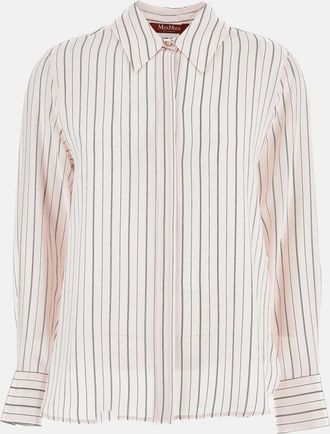 Max Mara Pink Striped Shirt