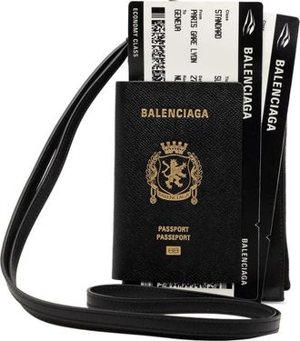 Balenciaga Pre-owned Balenciaga Leather Passport Phone Case Holder Unisex LJ06PXM75Q2B6CVX