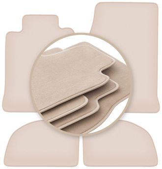 OEM Alfombrillas Beige Premium Para: Porsche 944 Coup&eacute; 1976-1988