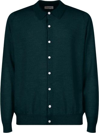 John Smedley Cardigan Tibor - Verde