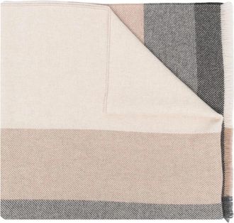 Brunello Cucinelli Luxe Wollen Kasjmier Sjaal - Heren - Wintersjaals - Beige - ONE Size - Wol - Accessoires