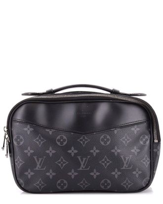 Louis Vuitton Black Monogram Eclipse Canvas Explorer Bum Bag (Authentic Pre- Loved)
