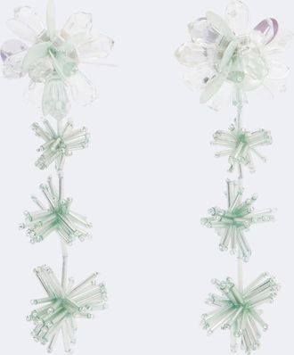 Oscar De La Renta Embellished drop earrings