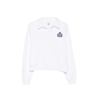 Sporty & Rich Embroidered-logo Sweatshirt