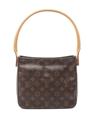 Louis Vuitton 2002 Looping MM monogram shoulder bag - Brown