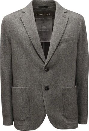 Circolo 1901 Heren, Jassen, Grijs, Maat: XL Katoen