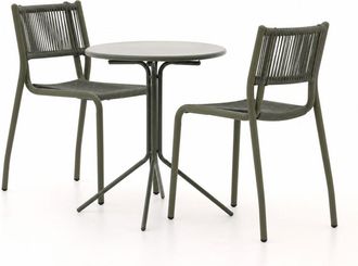 Manifesto Furniture Manifesto Misurina/Aziano &oslash;60cm dining tuinset 3-delig stapelbaar