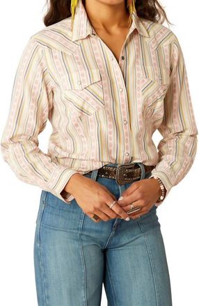 Ariat Alyssa Long Sleeve Shirt In Cream