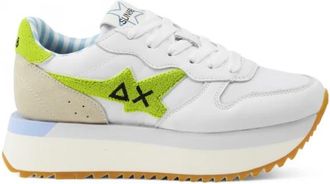 Sun 68 Big Stargirl Sponge - Dames - Sneakers - Wit - 41 EU - Leer - Schoenen