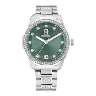 Tommy Hilfiger Th 85 Crystals - Dames - Horloges - Grijs - ONE Size - Accessoires