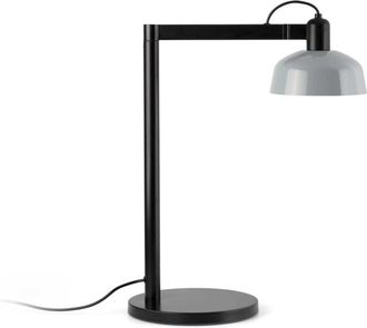 Faro Barcelona Faro Tatawin Lámpara de escritorio negra, azul grisáceo brillante, 1x E27