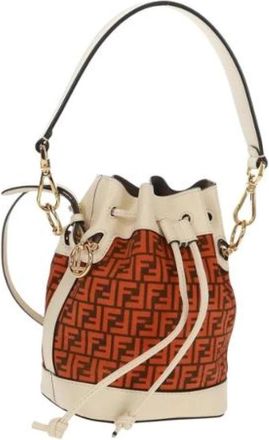 Fendi Pre-owned Bucket Bags, female, Orange, Size: ONE SIZE Pre-owned Bucket Bag