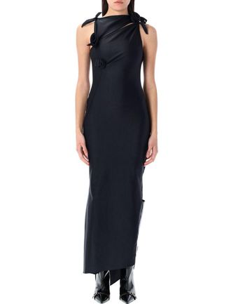 Coperni Asymmetric Flower Gown
