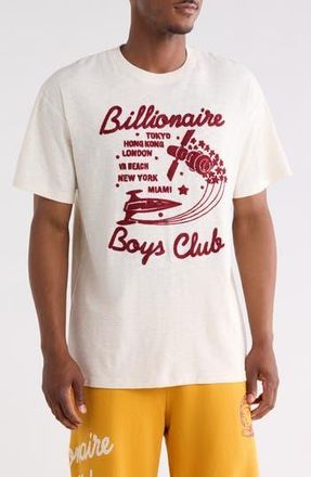 Billionaire Boys Club Global Embroidered T-Shirt in Whisper White at Nordstrom Rack, Size Xxx-Large