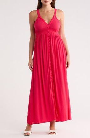 Lovestitch Sleeveless Maxi Dress in Hot Pink at Nordstrom Rack, Size Medium