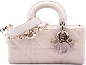 Dior Pre-owned Dior Small Denim Macrocannage Lady D Joy Ladies H78AE0O9NIKYDCZA