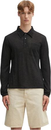 Maison Margiela Wool Longsleeve Top - Heren - Longsleeves - Zwart - S - Wol - Tops