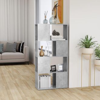 vidaXL Vidaxl - Estanter&iacute;a Divisor De Espacios Gris Hormig&oacute;n 60x24x124,5 Cm