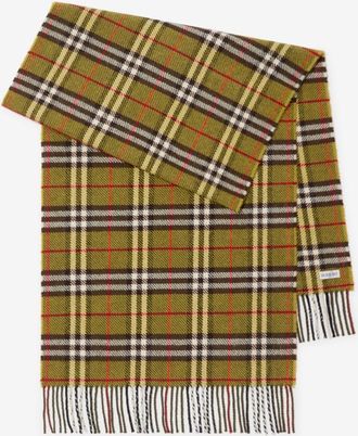 Burberry Check British Wool Scarf