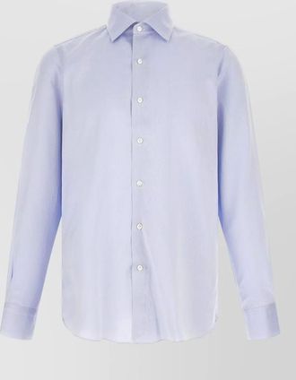 Finamore cotton long-sleeve shirt
