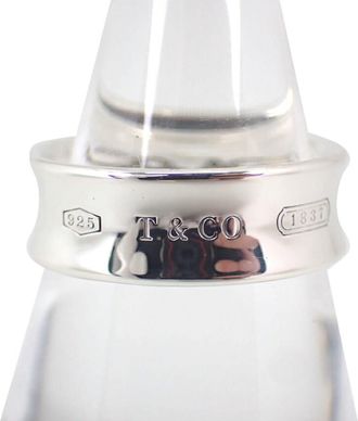 Tiffany & Co. Sterling Silver 925 Band Ring (Pre-Owned)