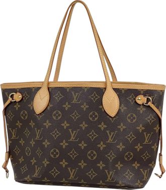 Louis Vuitton Brown Monogram Handbag Tote Bag (Pre-Owned)