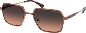 Michael Kors MK1176 DANA POINT 19000L Mens Sunglasses Gold Size 57