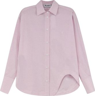 The Attico Lange Mouwen Shirt - Dames - Overhemden - Roze - M - Overhemden