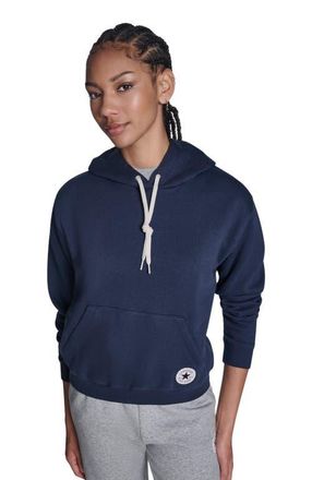 Converse Womens Chuck Patch Hoodie in Shadow Navy at Nordstrom, Size X-Large