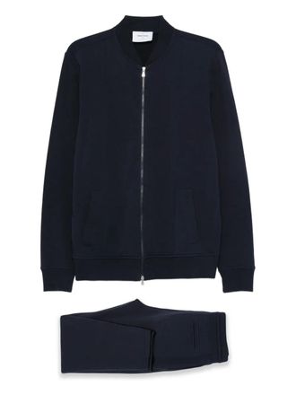 Gran Sasso Trainingspak met jersey textuur - Blauw